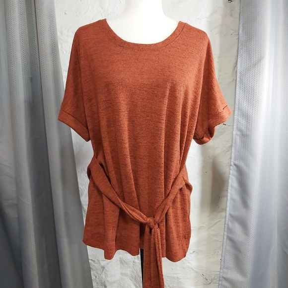 Lily Morgan Tops - Lily Morgan Knit Short Sleeve Top